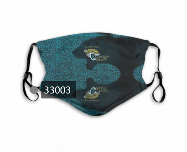 New 2021 NFL Jacksonville Jaguars 103 Dust mask with filter->nfl dust mask->Sports Accessory